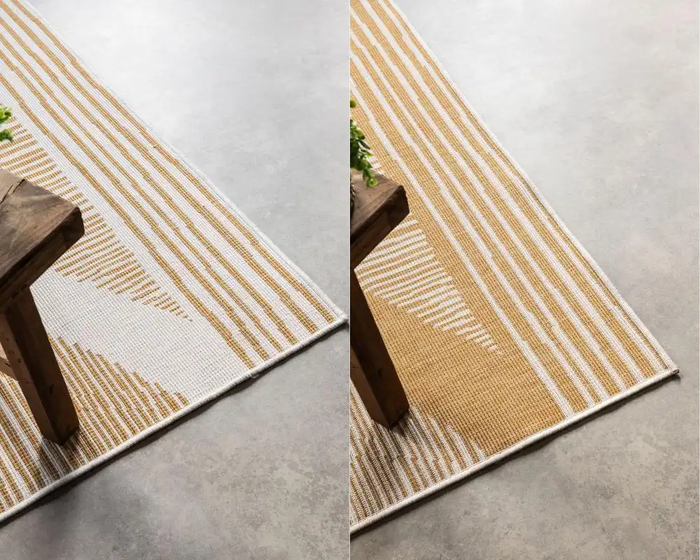 Gemini Reversible 106017 Ochre Rug - Image 3
