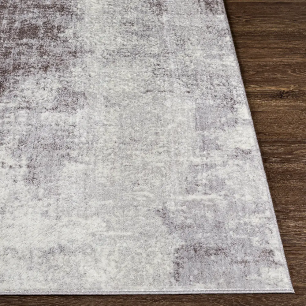Giulia Abstract Modern Marble Cream Rug - Image 8