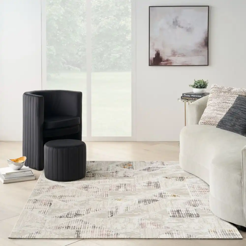 Glitz GLZ04 Ivory Multicolour Rug