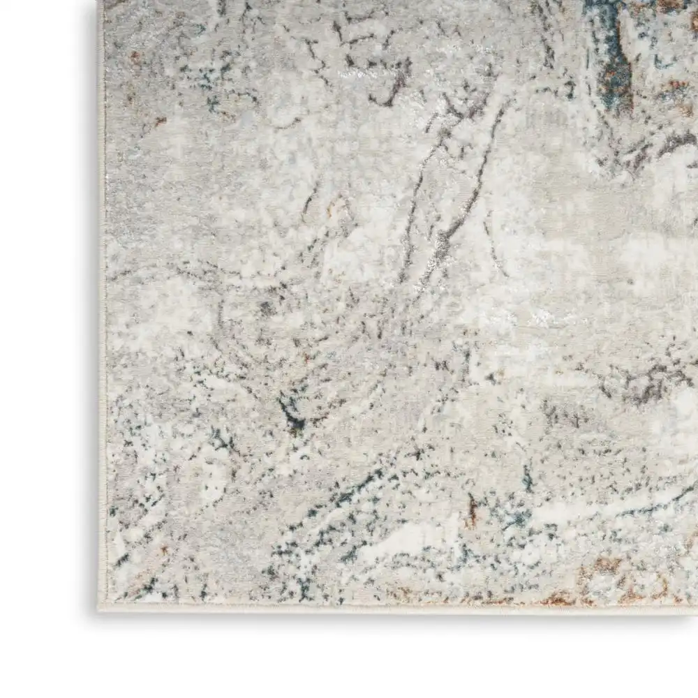 Glitz Nourison GLZ20 Grey Multi Rug - Image 6
