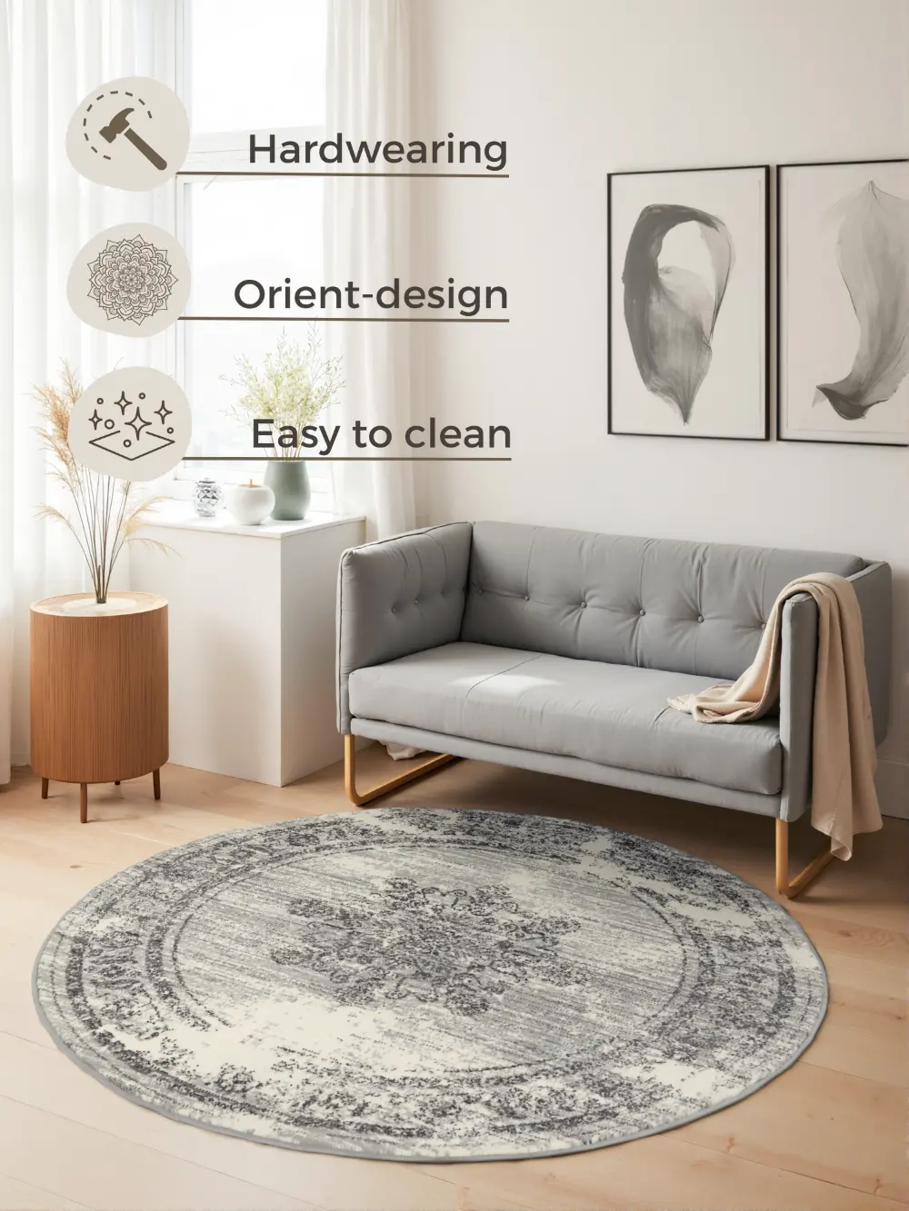 Gloria 106254 Cream Grey