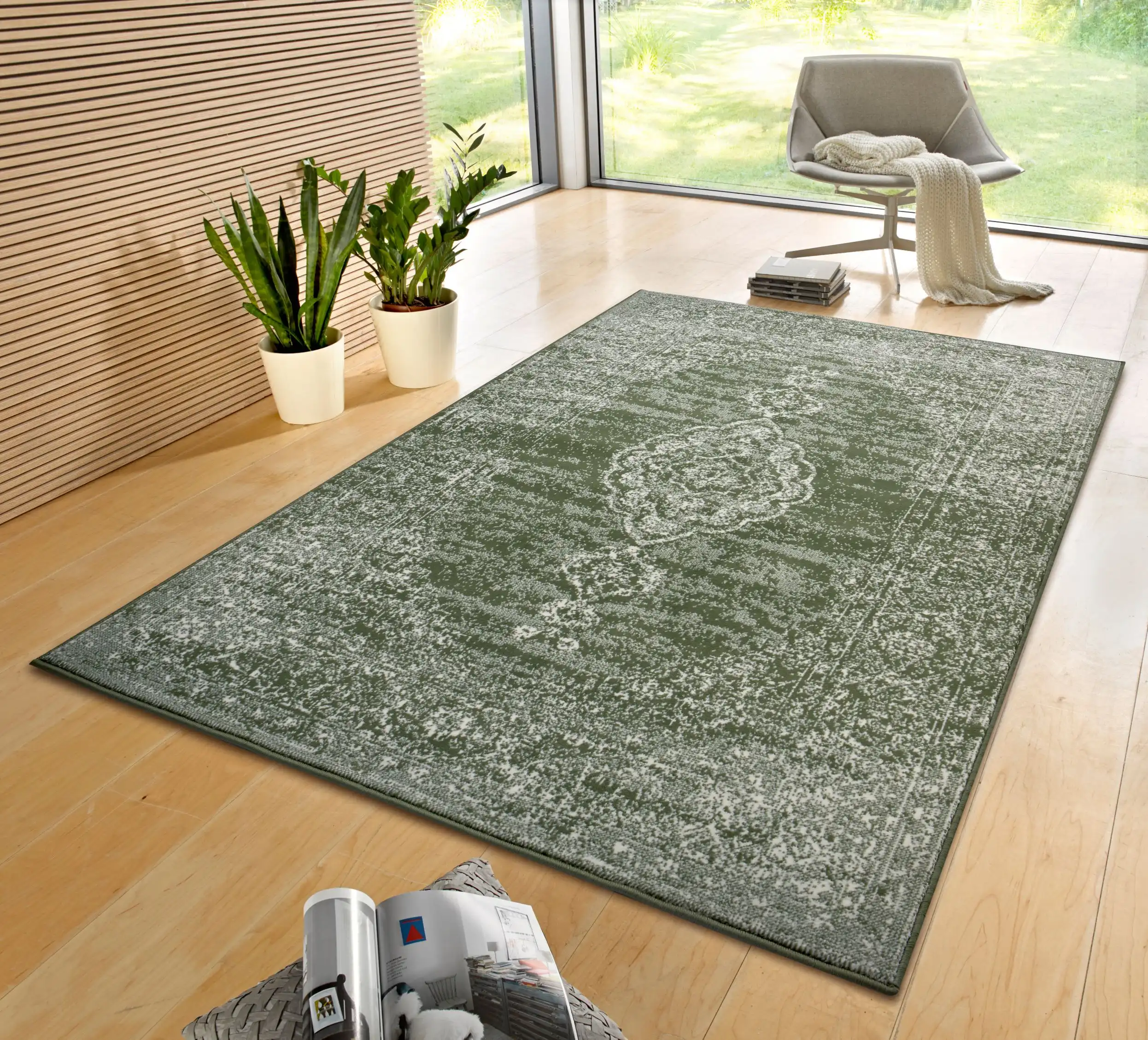 Gloria 105519 Meridional Green Rug