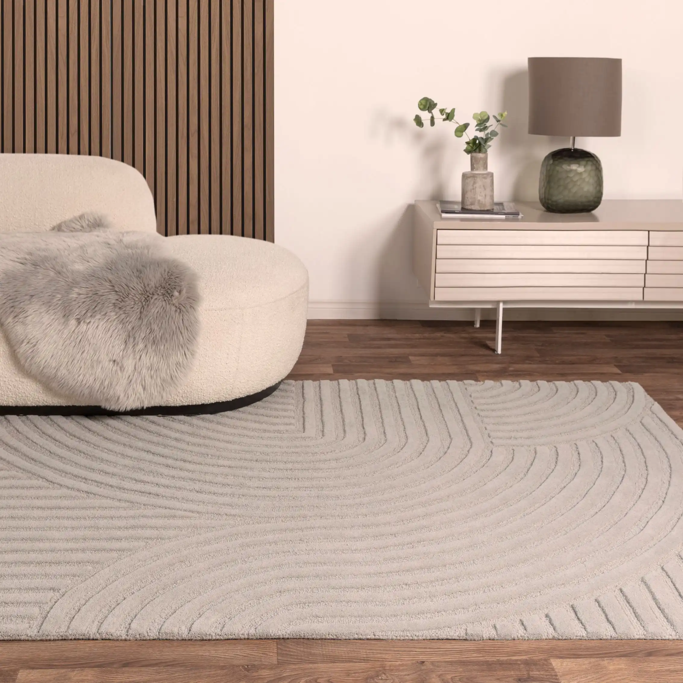 Hague Silver Rug