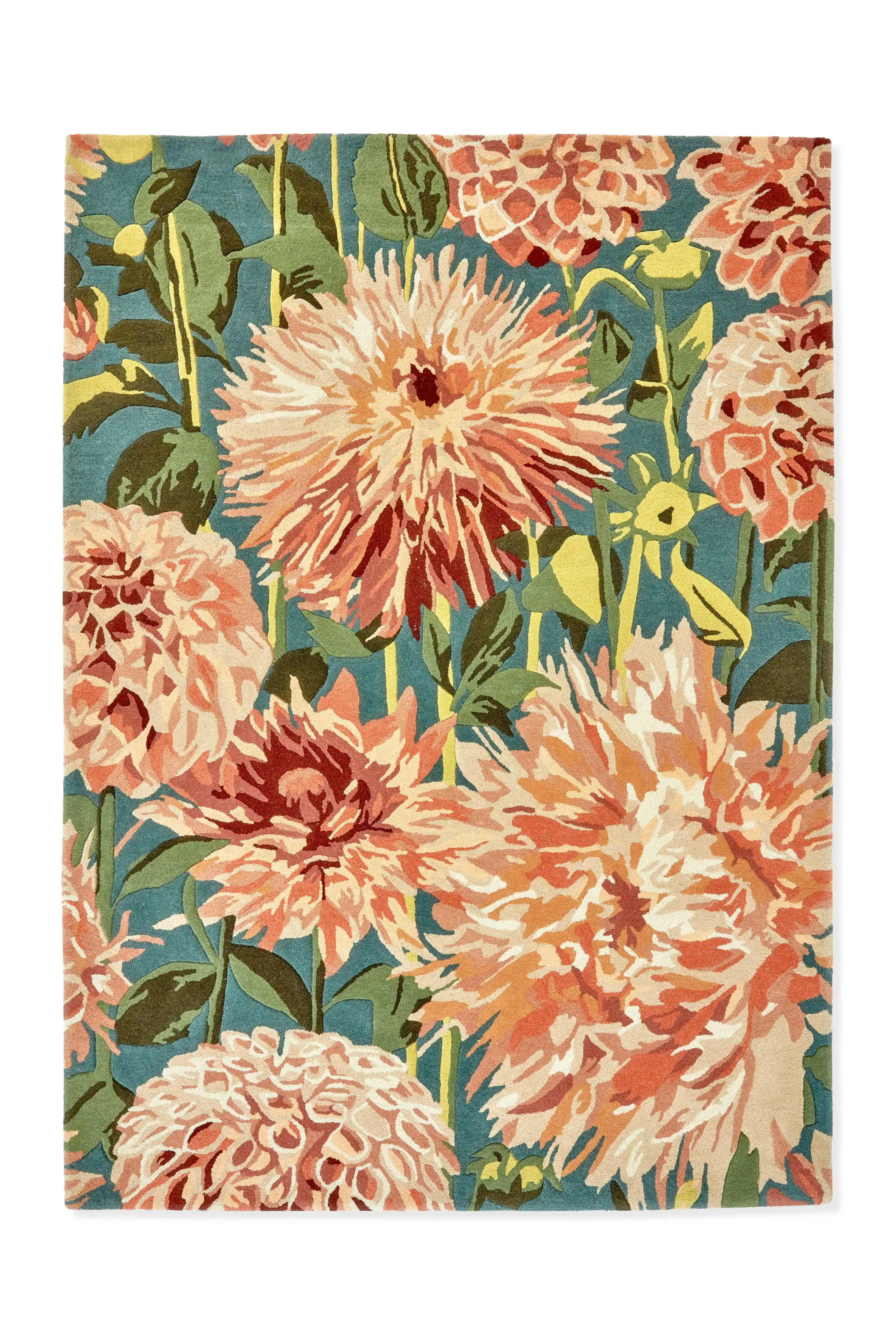 Harlequin Dahlia Coral Wilderness Rug 142408 - Image 3