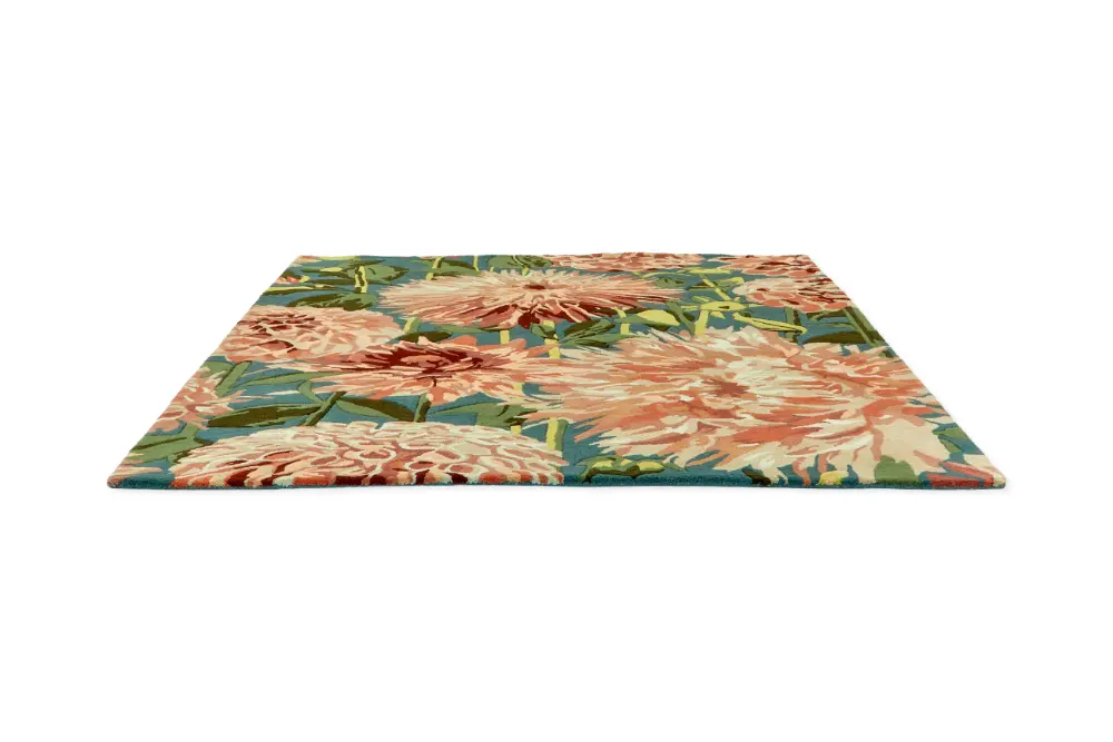 Harlequin Dahlia Coral Wilderness Rug 142408 - Image 4