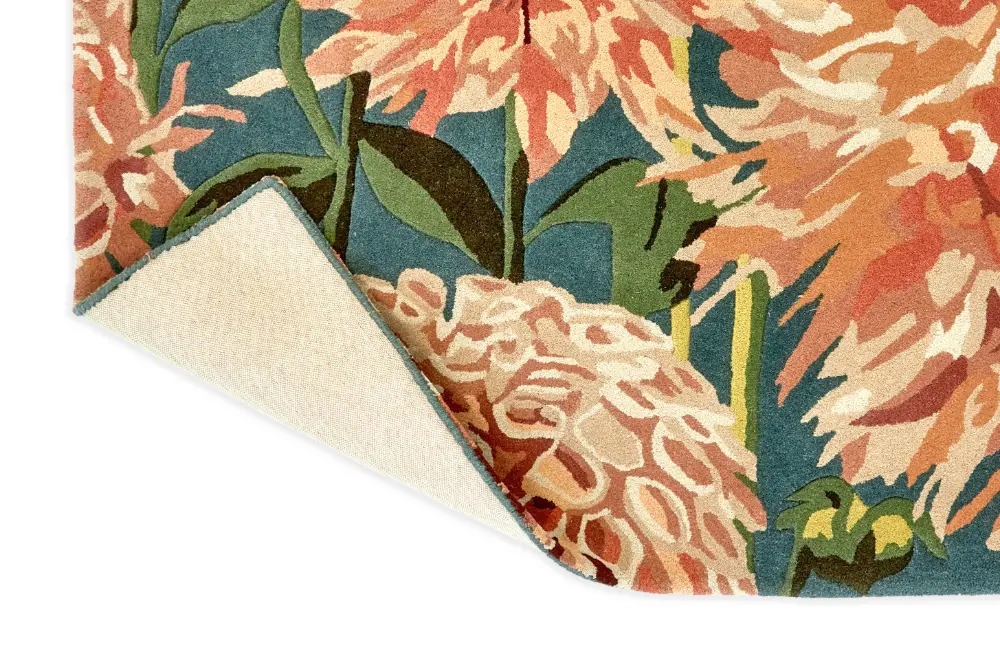 Harlequin Dahlia Coral Wilderness Rug 142408 - Image 6