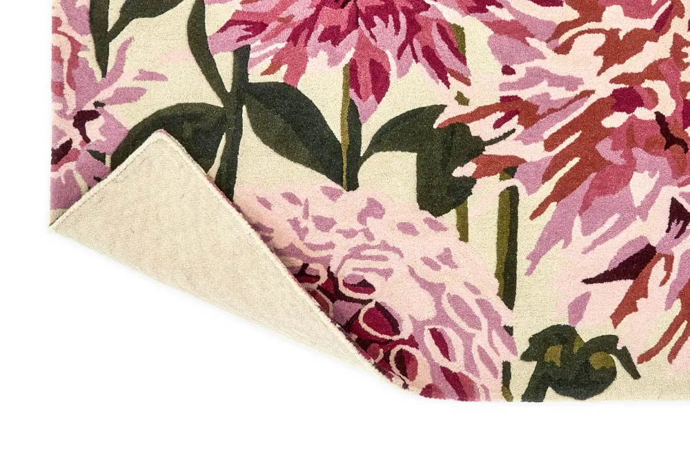 Harlequin Dahlia Fuchsia Palm Rug 142402 Rug - Image 6