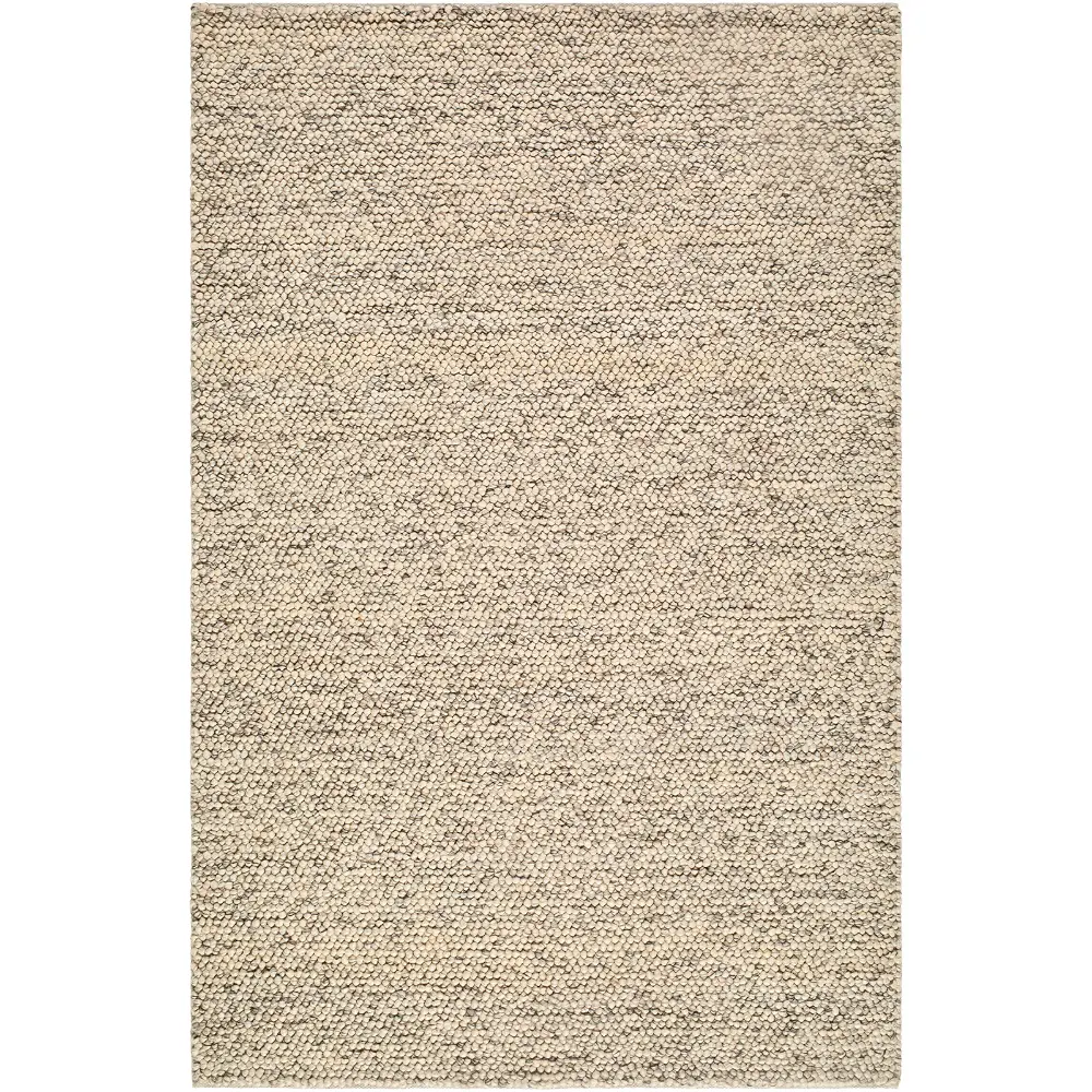 Hazar Hand Woven Taupe Charcoal Beige Wool Global Living Dining Bedroom HZA2302 Rug - Image 3