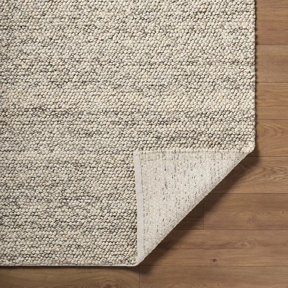 Hazar Hand Woven Taupe Charcoal Beige Wool Global Living Dining Bedroom HZA2302 Rug - Image 5