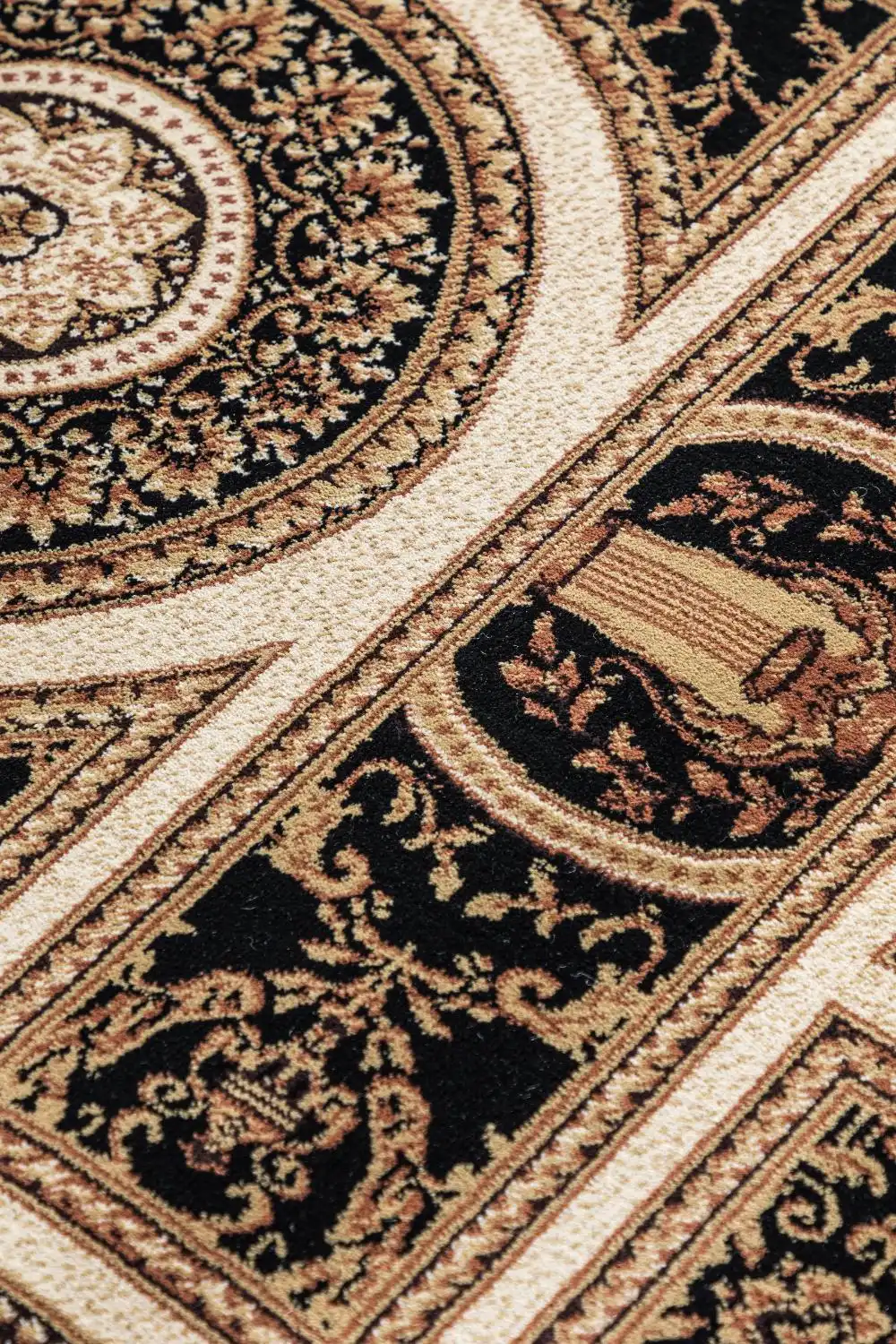 Herat 2 105989 Black Cream Rug - Image 2