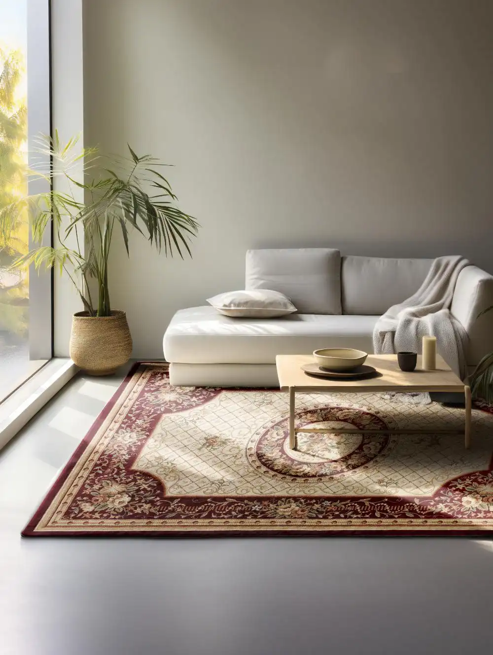 Herat 2 105994 Red Cream Rug