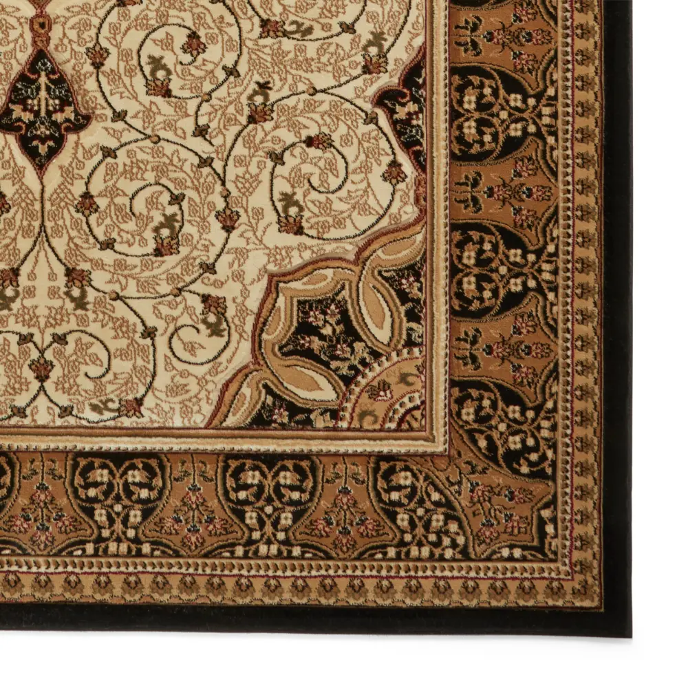 Heritage 4400 Black Cream Rug - Image 5
