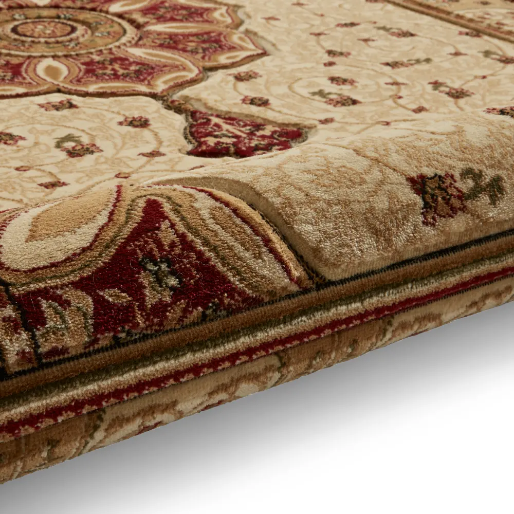 Heritage 4400 Cream Red Rug - Image 8