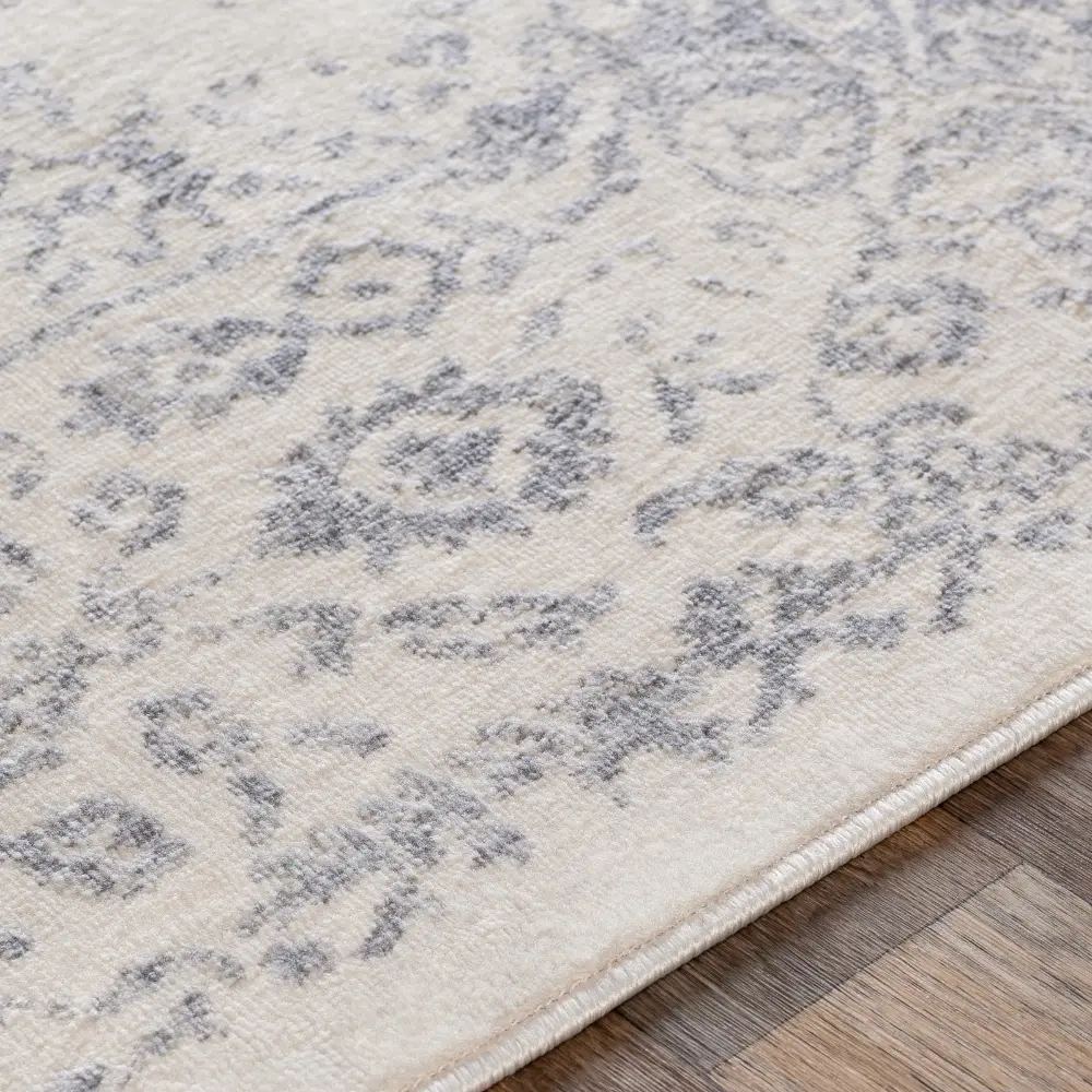 Hindah Vintage Oriental Boho Medium Grey Rug - Image 7