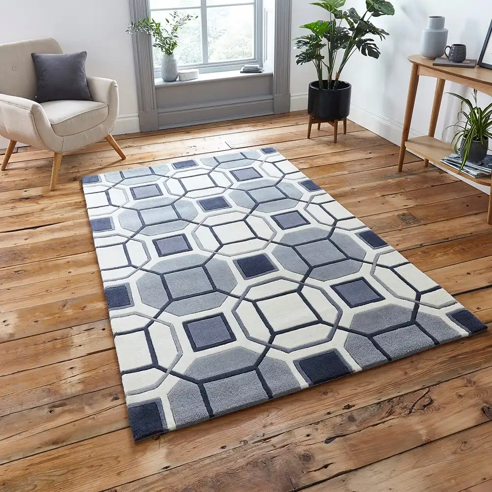 HK 9238 Ivory Grey Rug