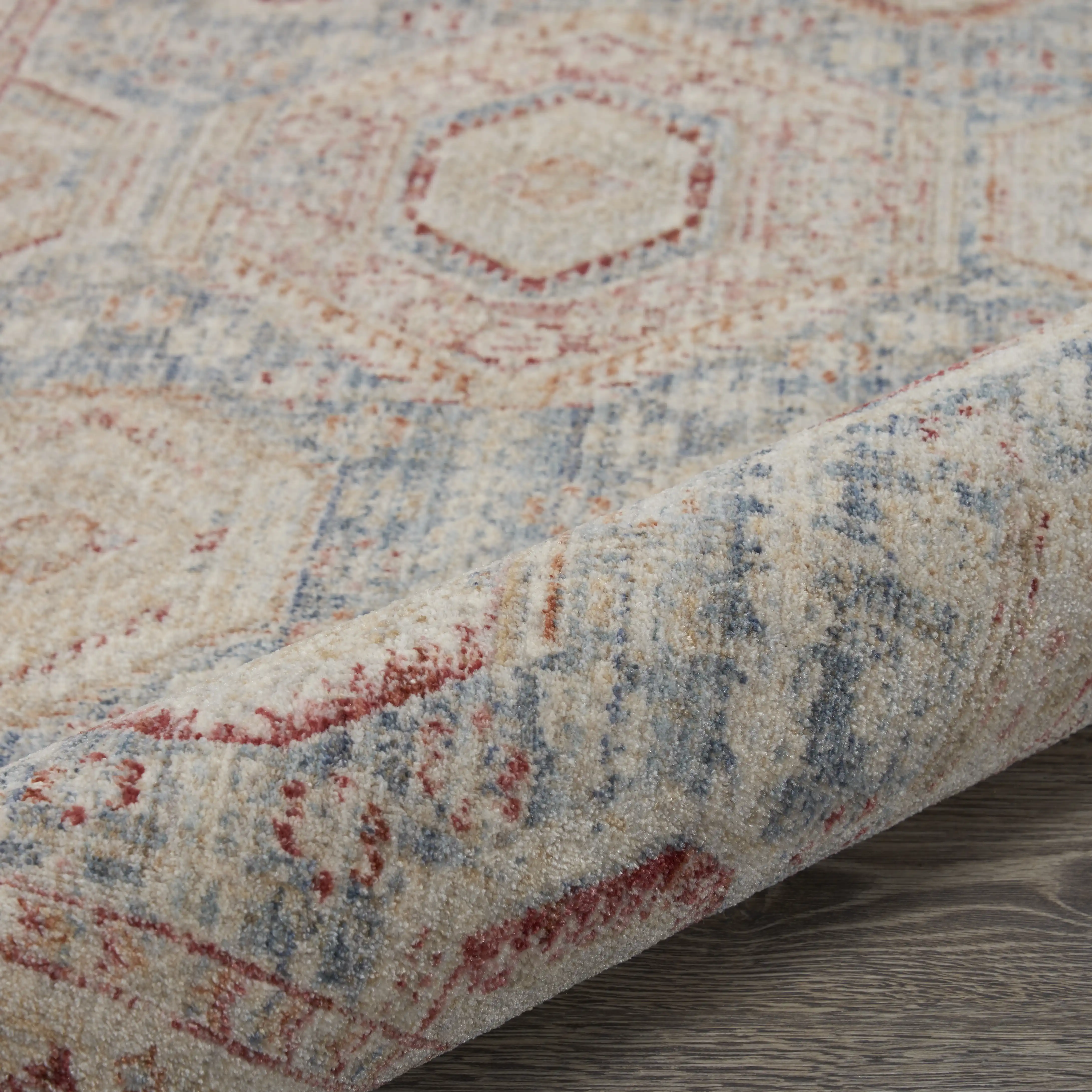 Homestead HMS01 Light Blue Multi Rug - Image 5