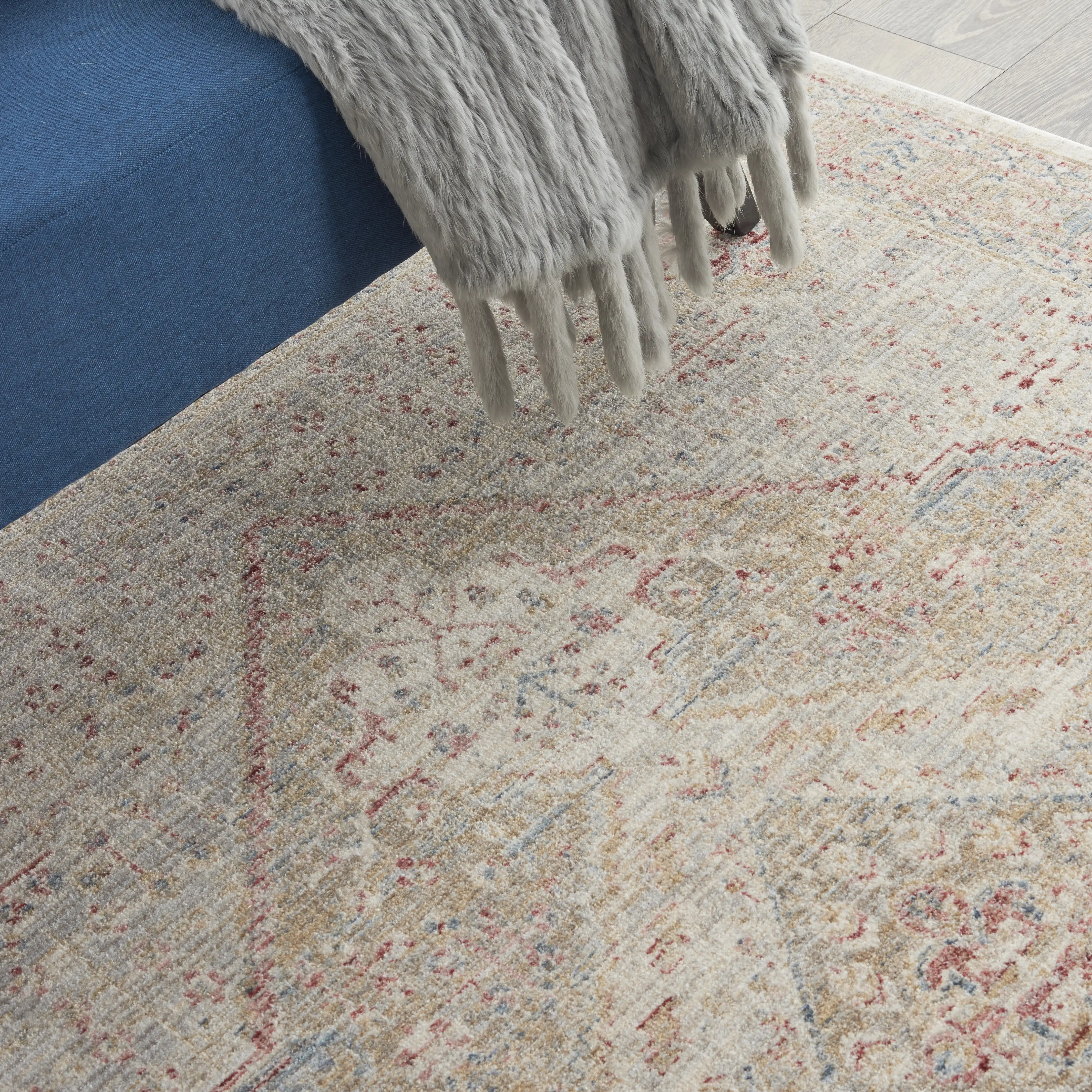 Homestead HMS03 Beige/Grey Rug - Image 3