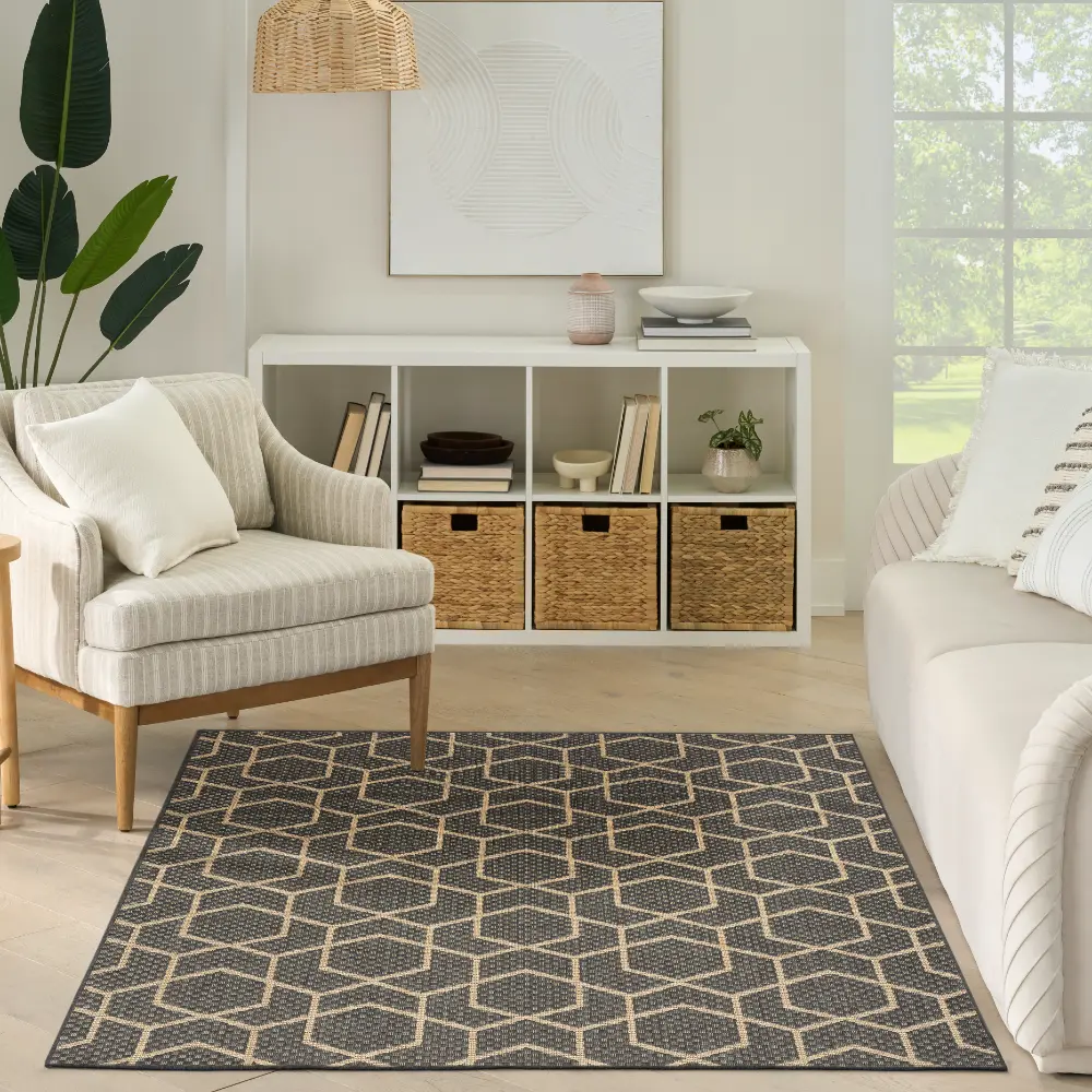 HORIZON INDOOR/OUTDOOR HOZ01 Charcoal Indoor Outdoor - Image 6