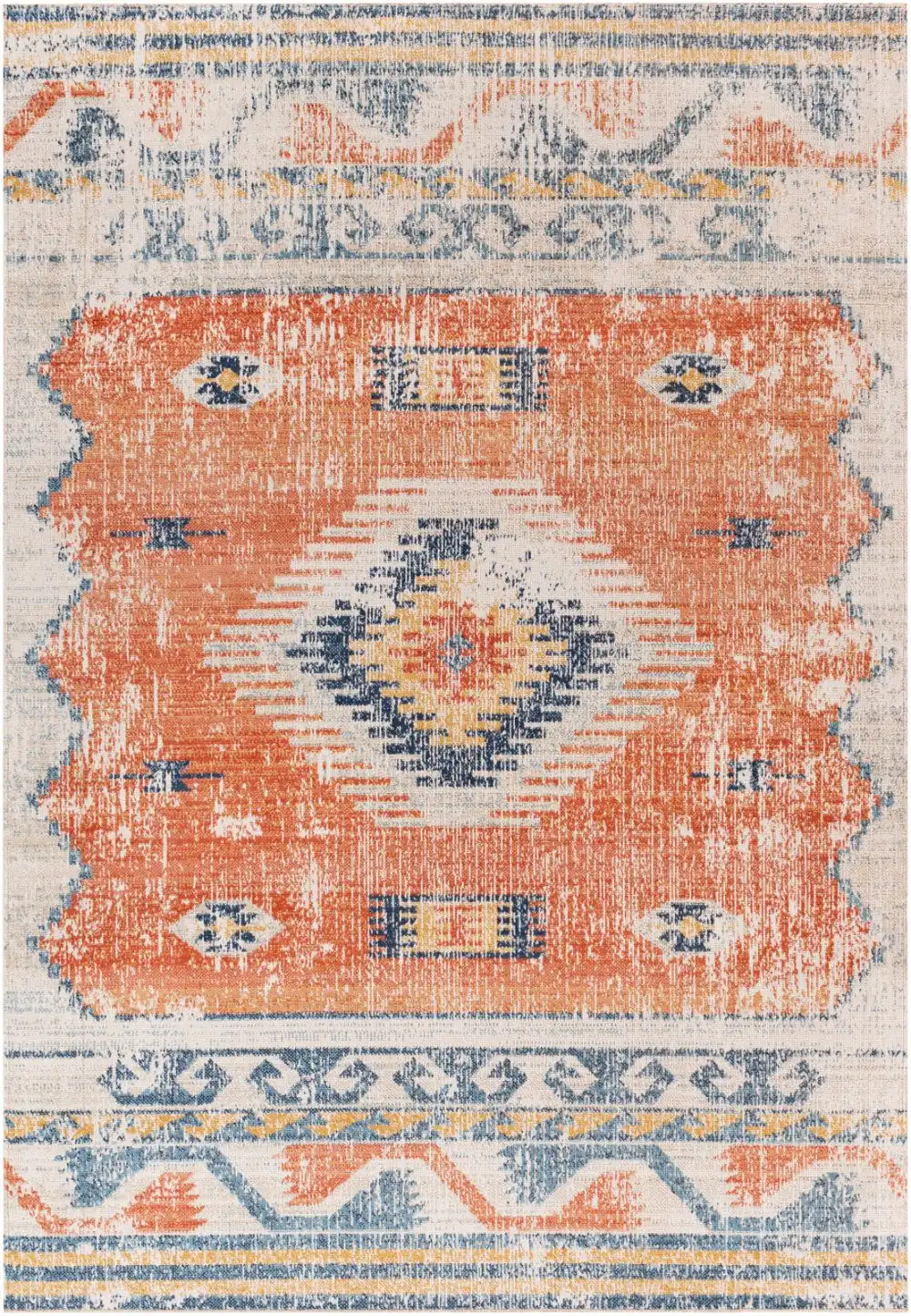 Nawel In- & Outdoor Global Burnt Orange Rug - Image 9