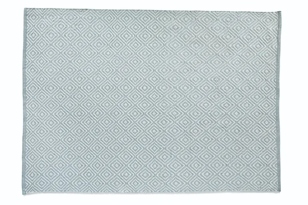 Hug Woven Diamond Grey Rug