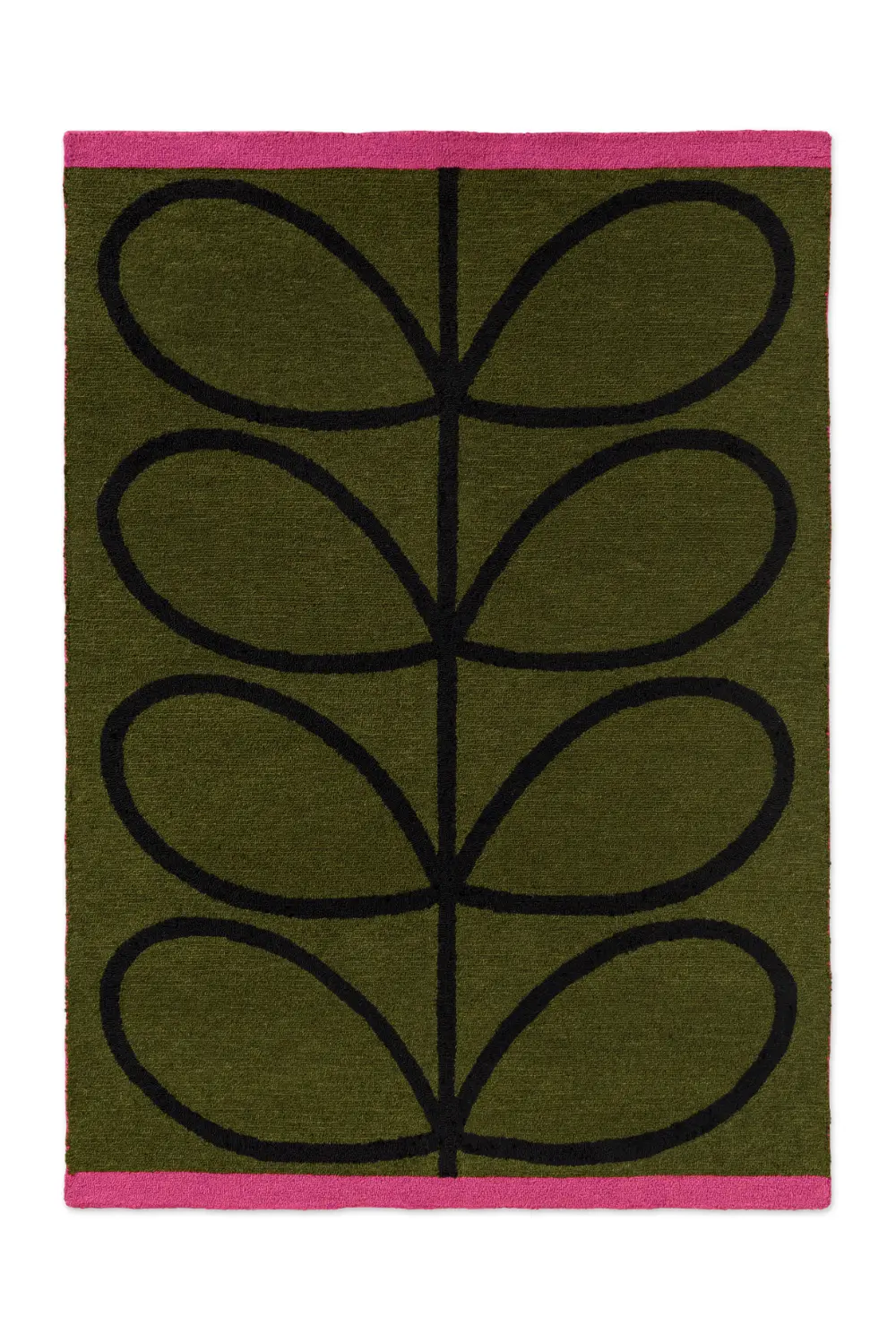 In-Outdoor Orla Kiely Linear Stem Olive outdoor 464407 Rug - Image 7