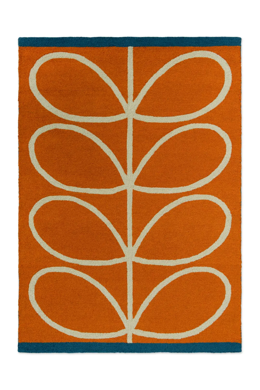 In-Outdoor Orla Kiely Linear Stem Orange outdoor 464403 Rug - Image 6