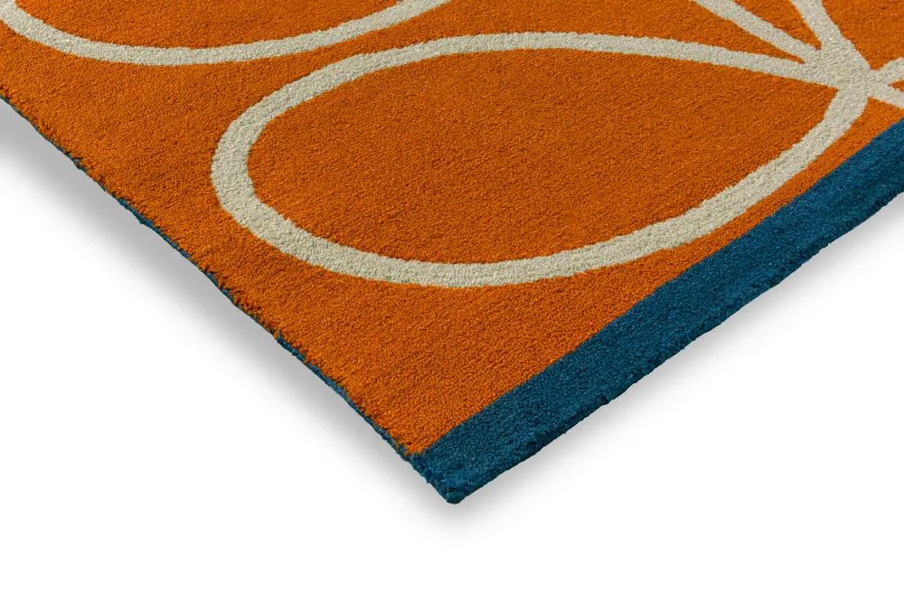 In-Outdoor Orla Kiely Linear Stem Orange outdoor 464403 Rug - Image 8