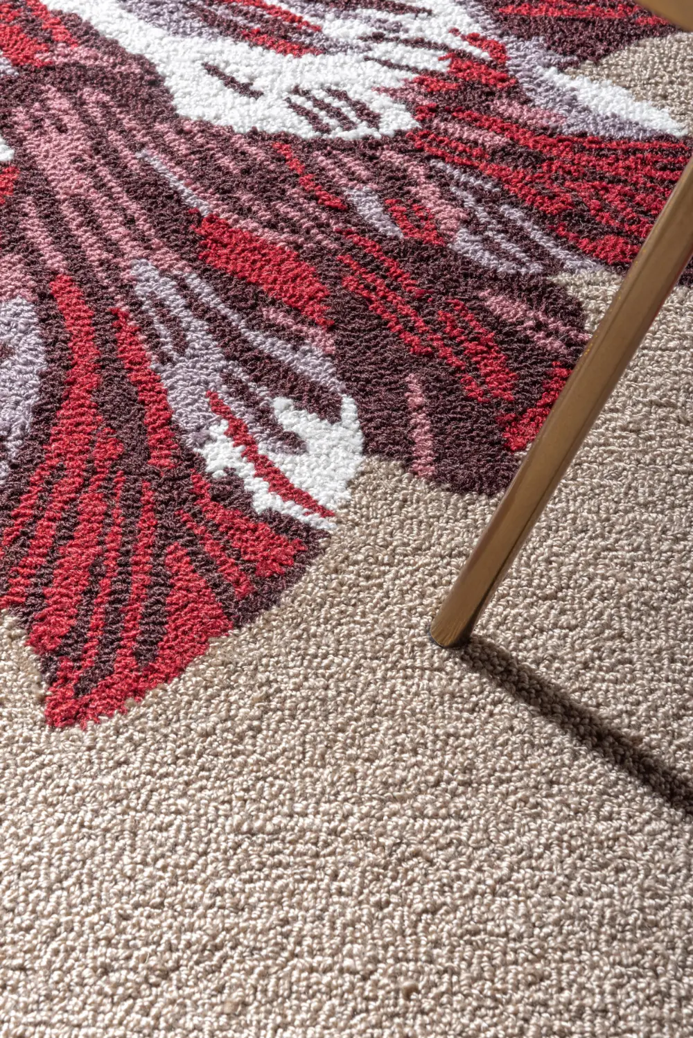 In-Outdoor Ted Baker Botanical Tulip Burgundy outdoor 455610 Rug - Image 4