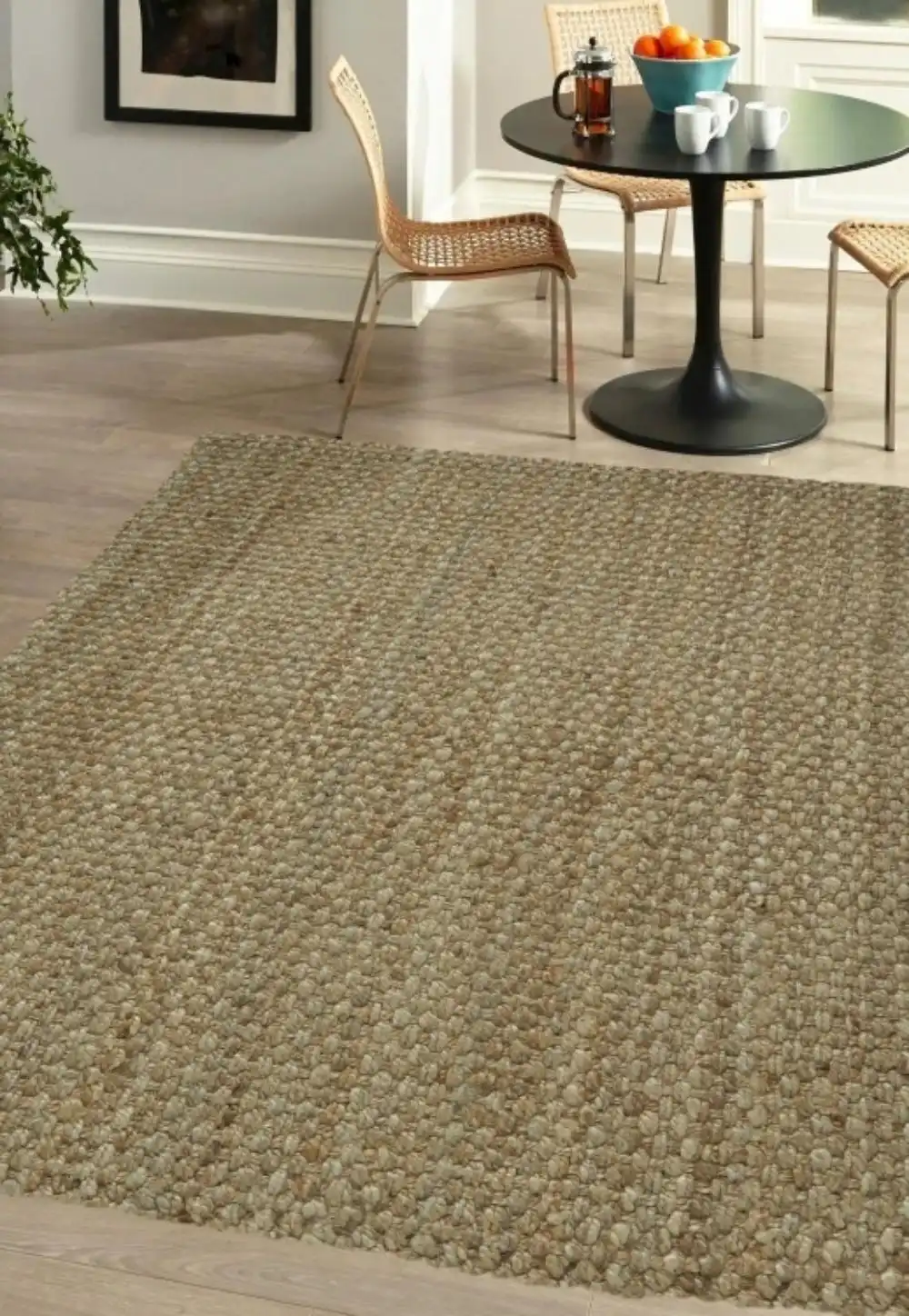 Indian Jute Natural Rug