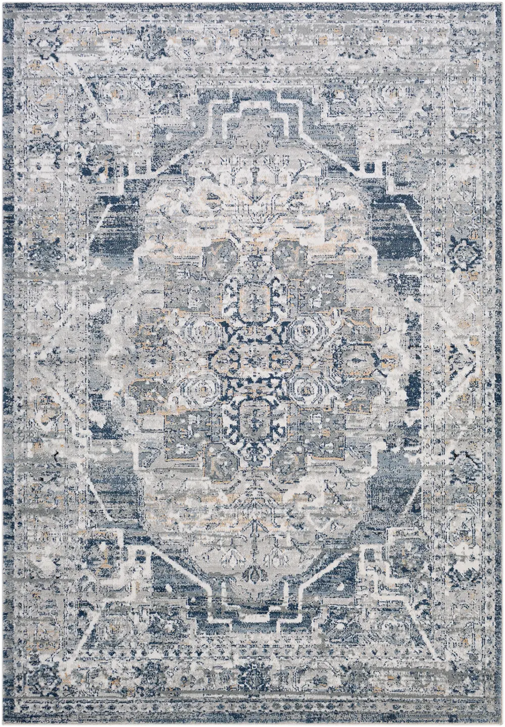 Isabella Vintage Oriental Boho Medium Grey Rug - Image 3