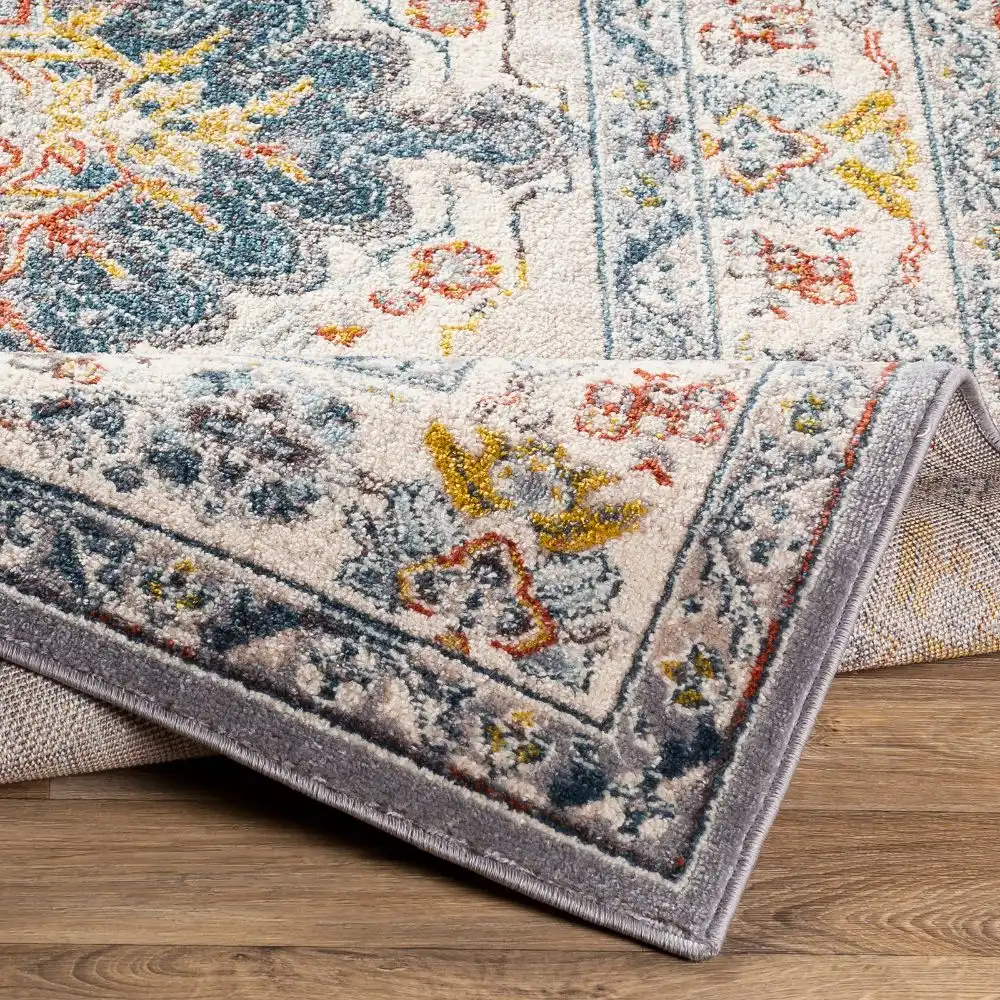 Jade Vintage Oriental Boho Grey Rug - Image 7