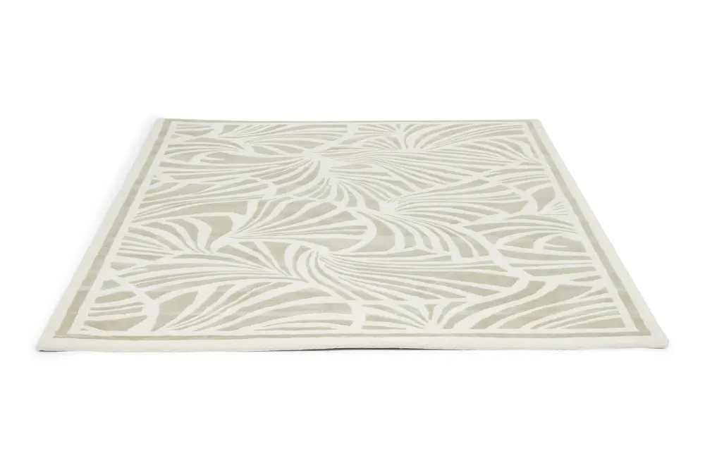 Japanese Floral Florence Broadhurst Oyster 039701 Rug - Image 5
