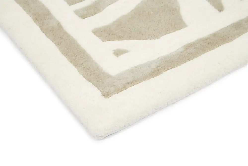 Japanese Floral Florence Broadhurst Oyster 039701 Rug - Image 6
