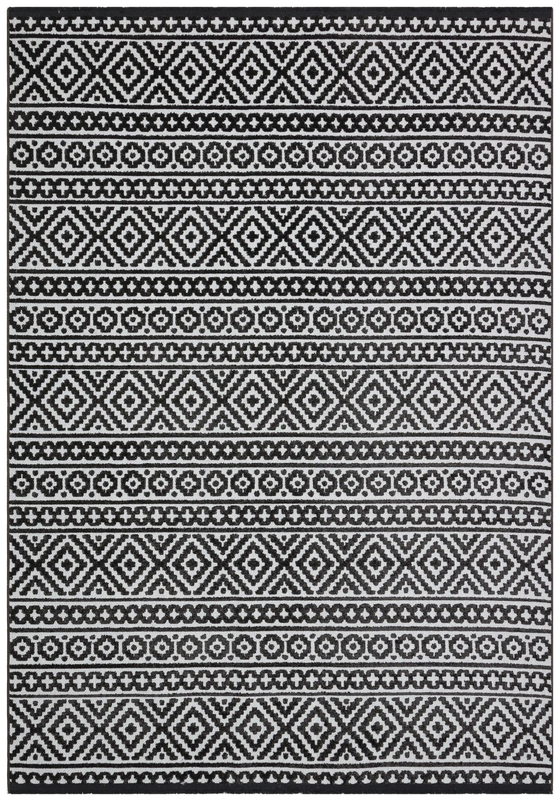 JAZZ Indoor / Outdoor JAZ03 Grey Rug - Image 8