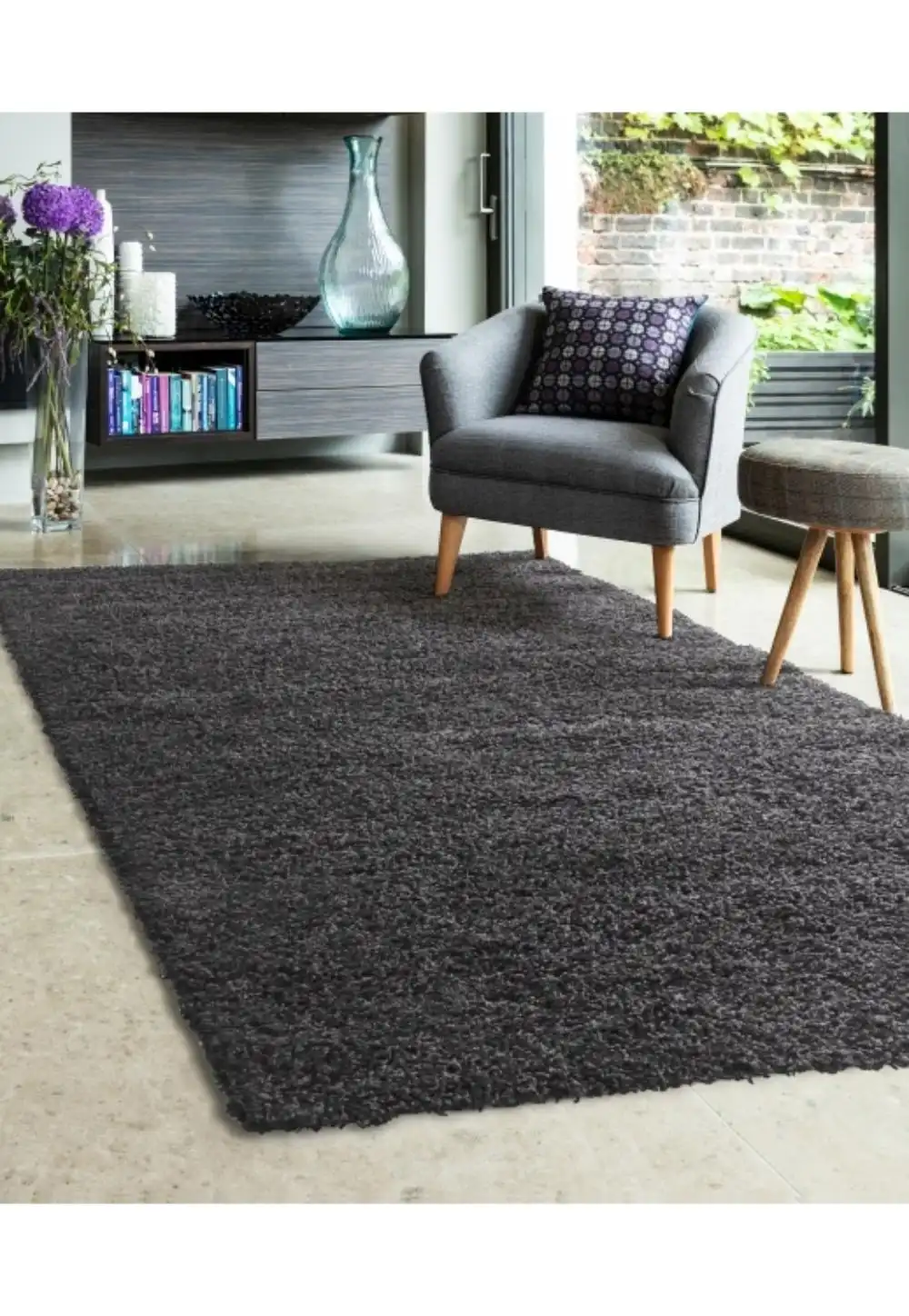 Jazz Shaggy ANTHRACITE Rug