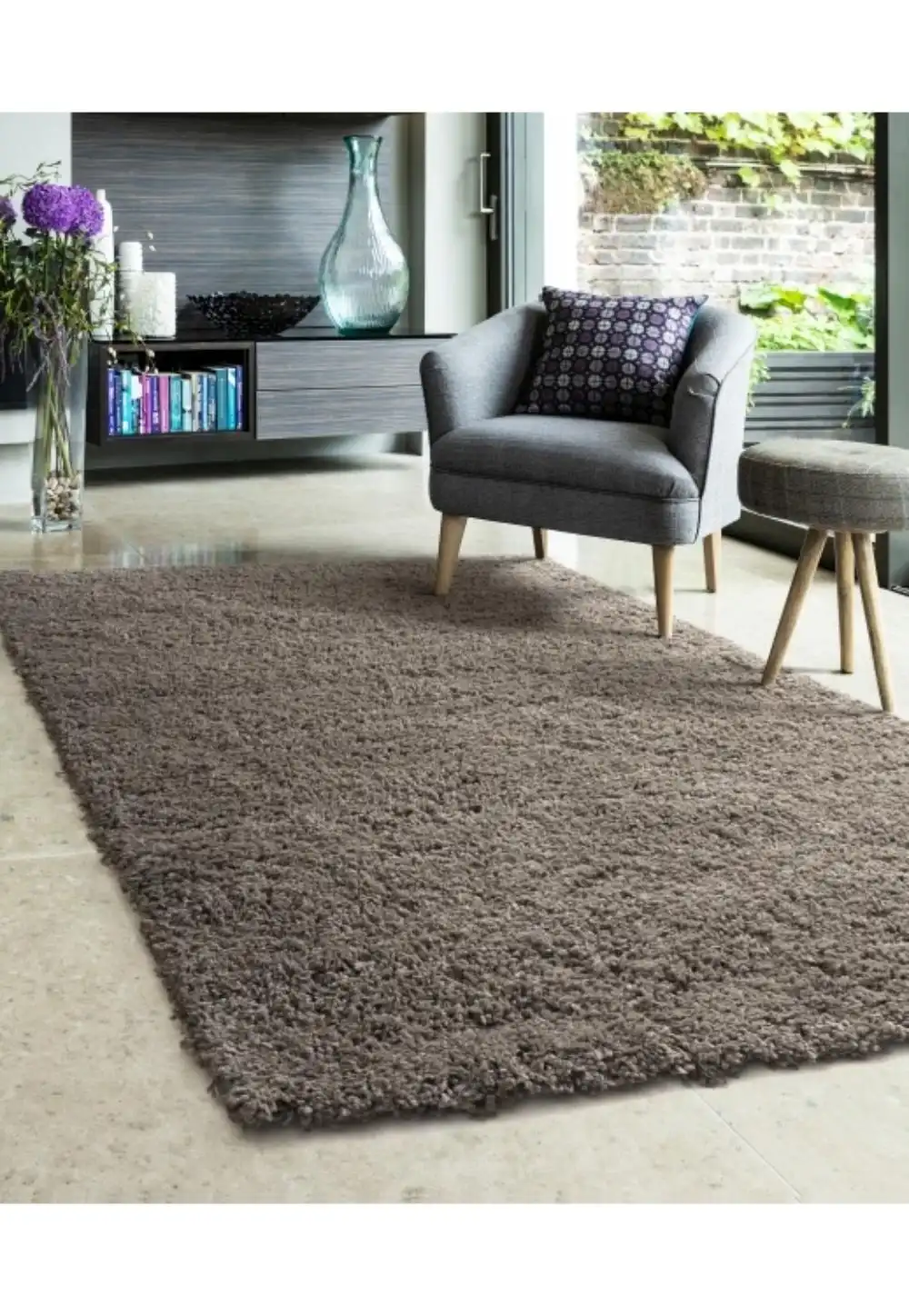 Jazz Shaggy DARK NATURAL Rug