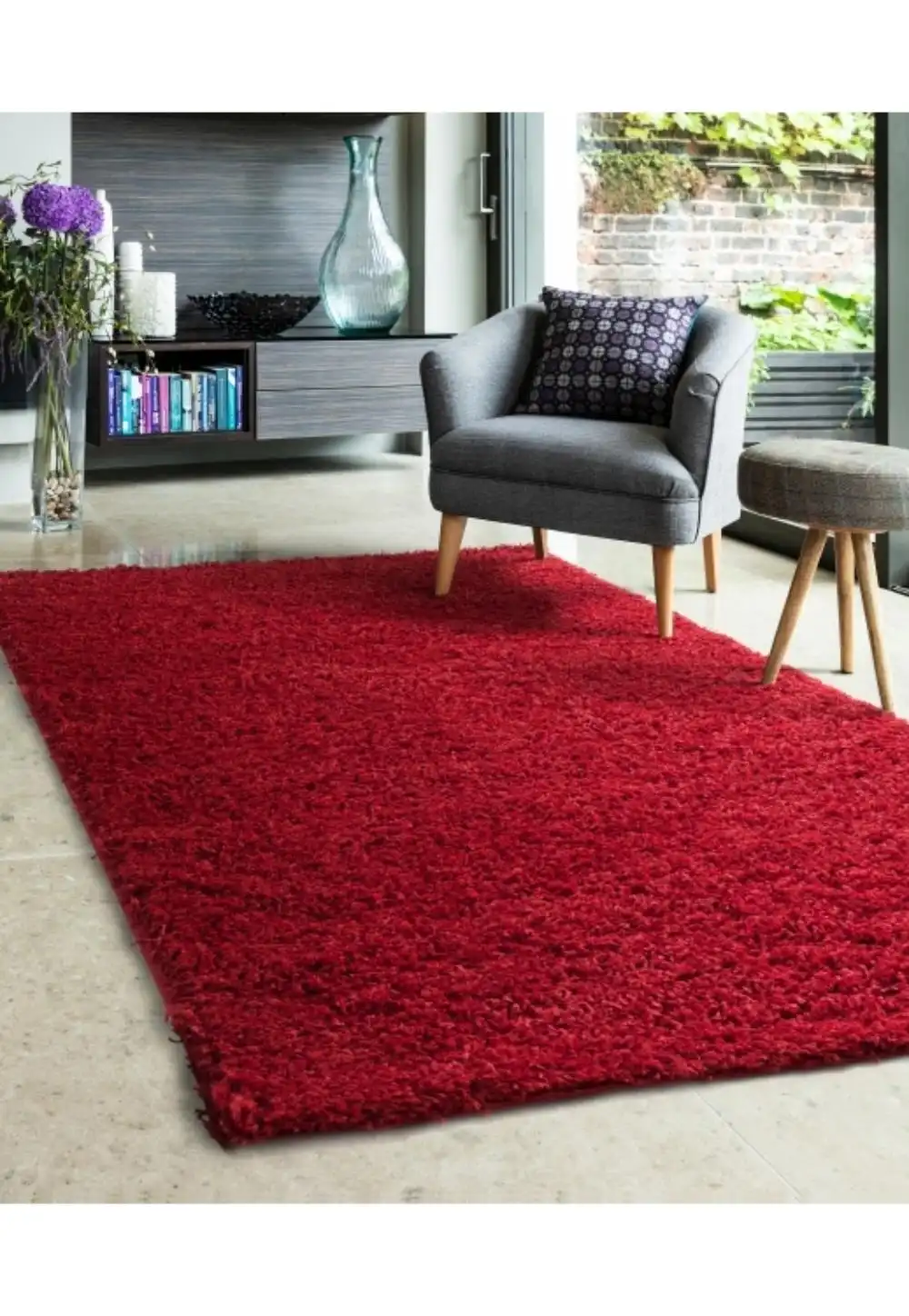Jazz Shaggy RED Rug