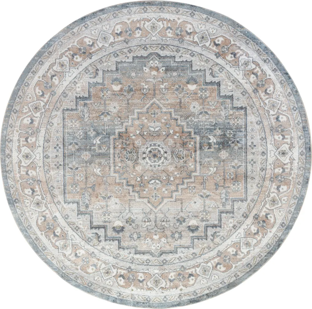 Jennifer Machine Washable Oriental Boho Navy Blue Rug - Image 11