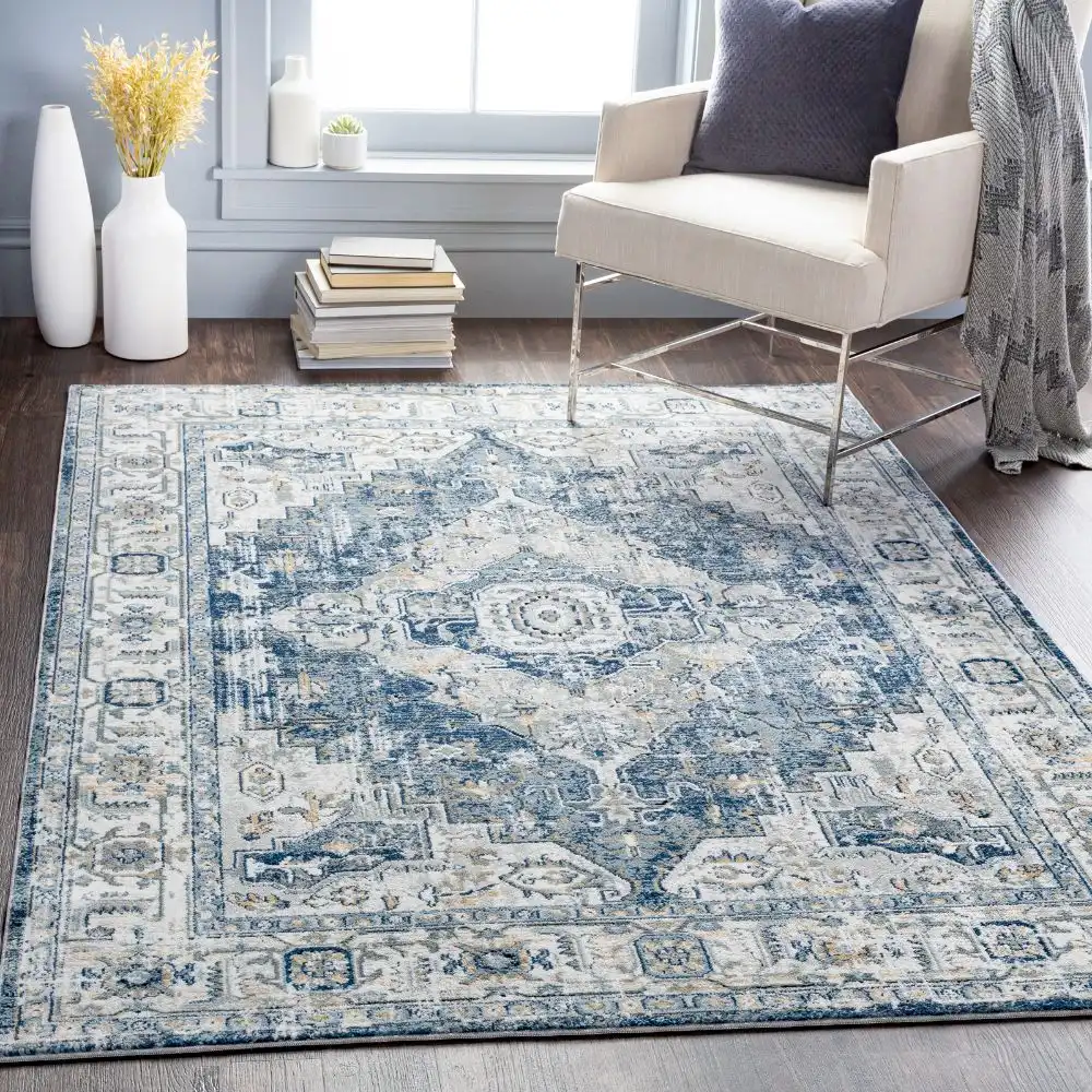 Dalila Vintage Oriental Boho Charcoal Rug