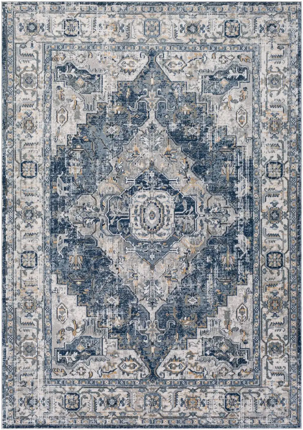 Dalila Vintage Oriental Boho Charcoal Rug - Image 6