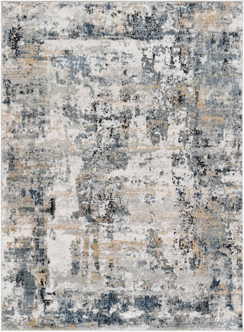 Lena Abstract Modern Marble Medium Grey Rug - Image 4