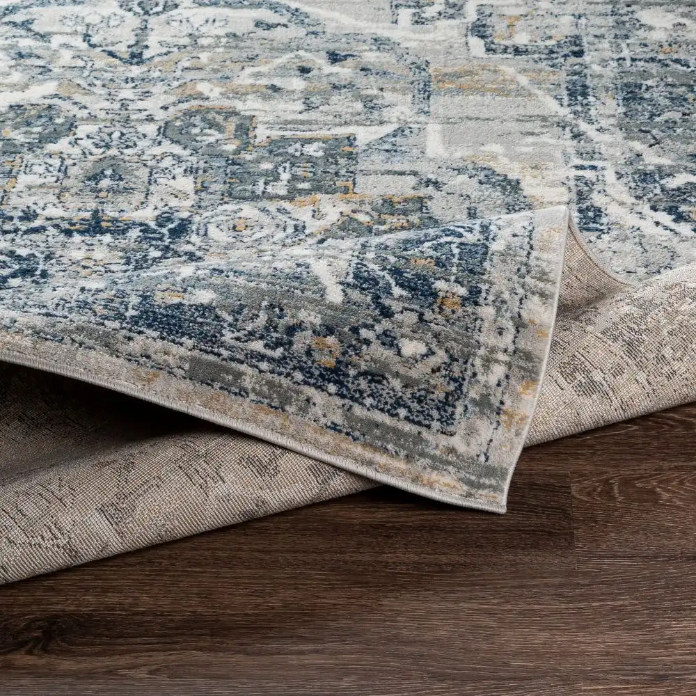 Isabella Vintage Oriental Boho Navy Rug - Image 6