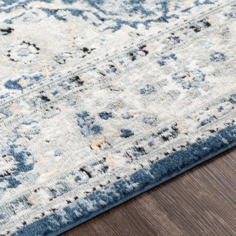 Petra Vintage Oriental Boho Navy Rug - Image 7