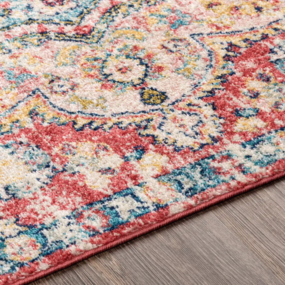 Julia Vintage Oriental Boho Rose Rug - Image 4
