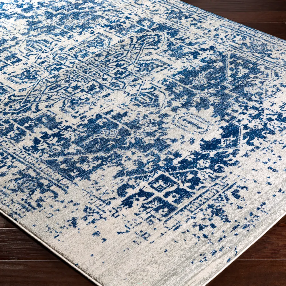 Juliette Vintage Oriental Boho Navy Rug - Image 3