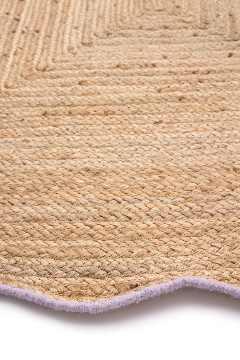 Jute Scalloped Edge Lilac - Image 4