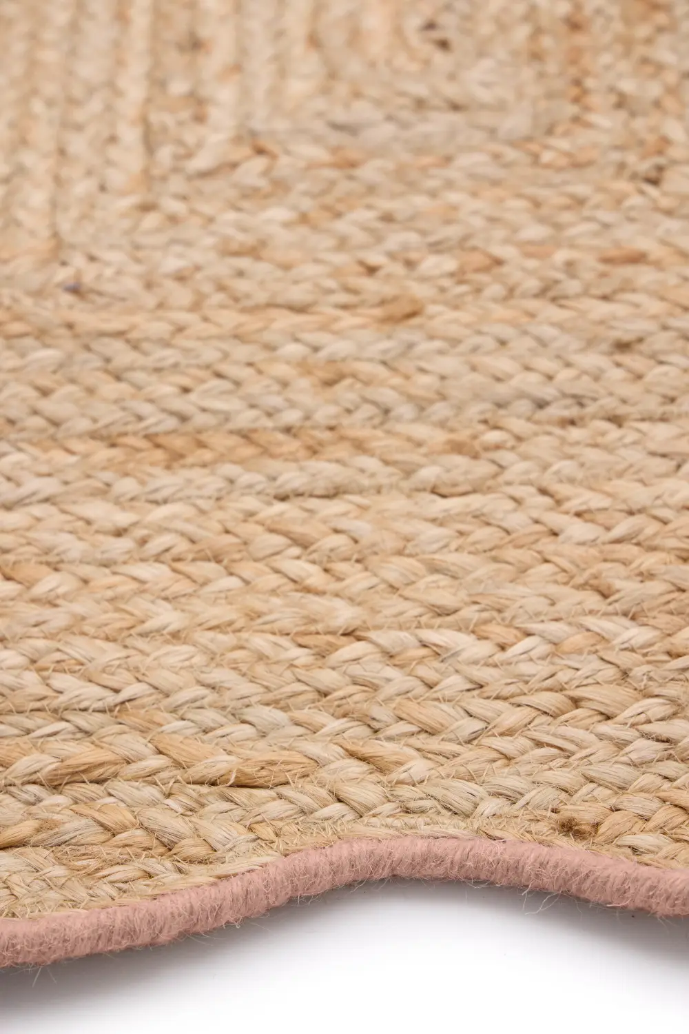 Jute Scalloped Edge Peach - Image 4