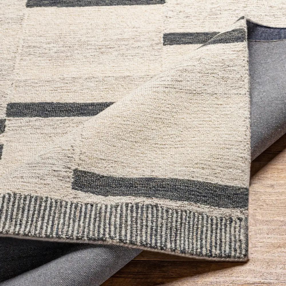 Kaaya Hand-Tufted Global Wool Beige Rug - Image 8