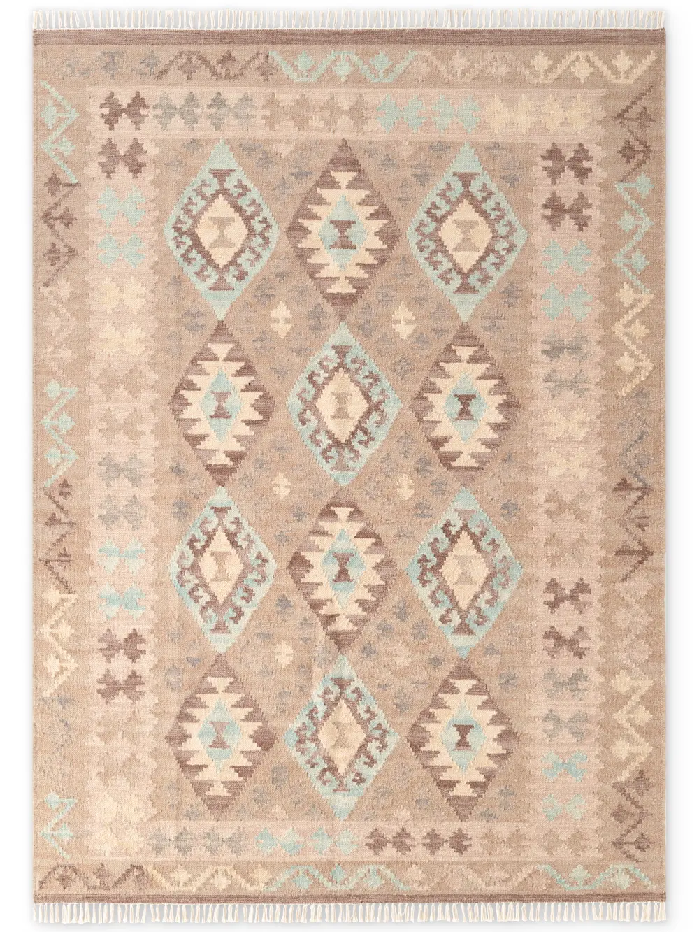 Kamal Beige Light Blue 106243 - Image 2