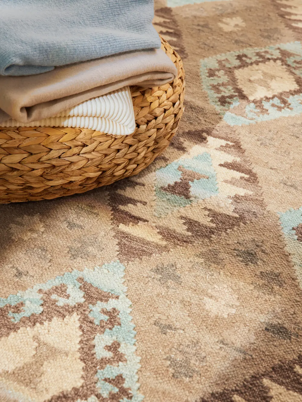 Kamal Beige Light Blue 106243 - Image 4